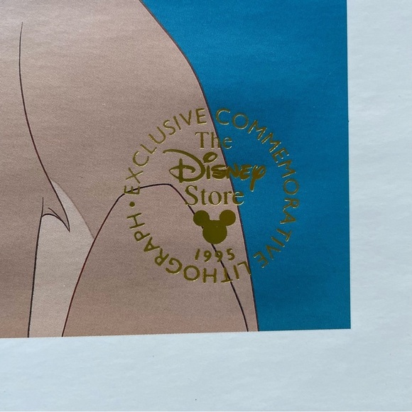 Walt Disney Lion King Exclusive Commemorative Lithograph 1995 Mufasa & Rafiki - Picture 3 of 8